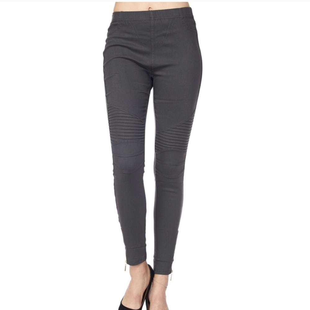 ❗️LAST❗️Charcoal grey biker leggings - Picture 4 of 5